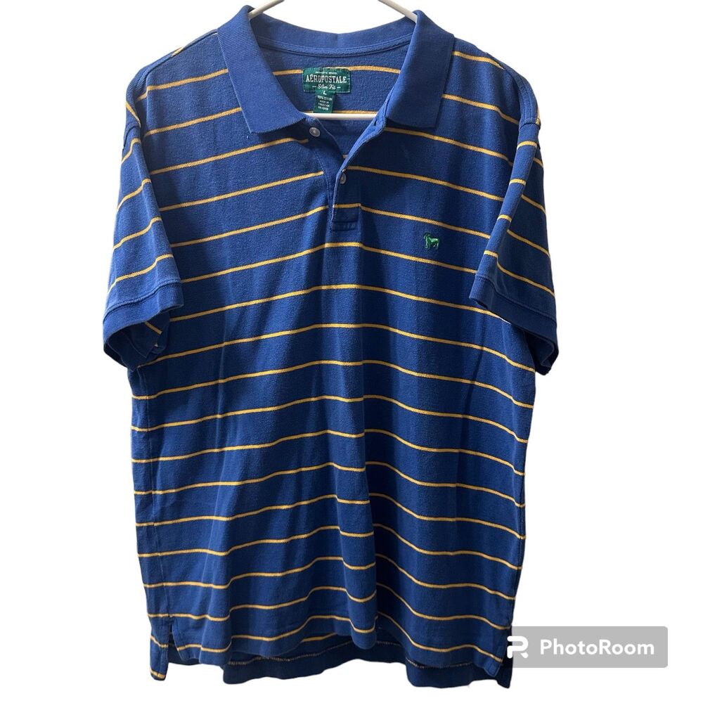 Vintage Aeropostale Polo Style Shirt Quarter Button Up.
